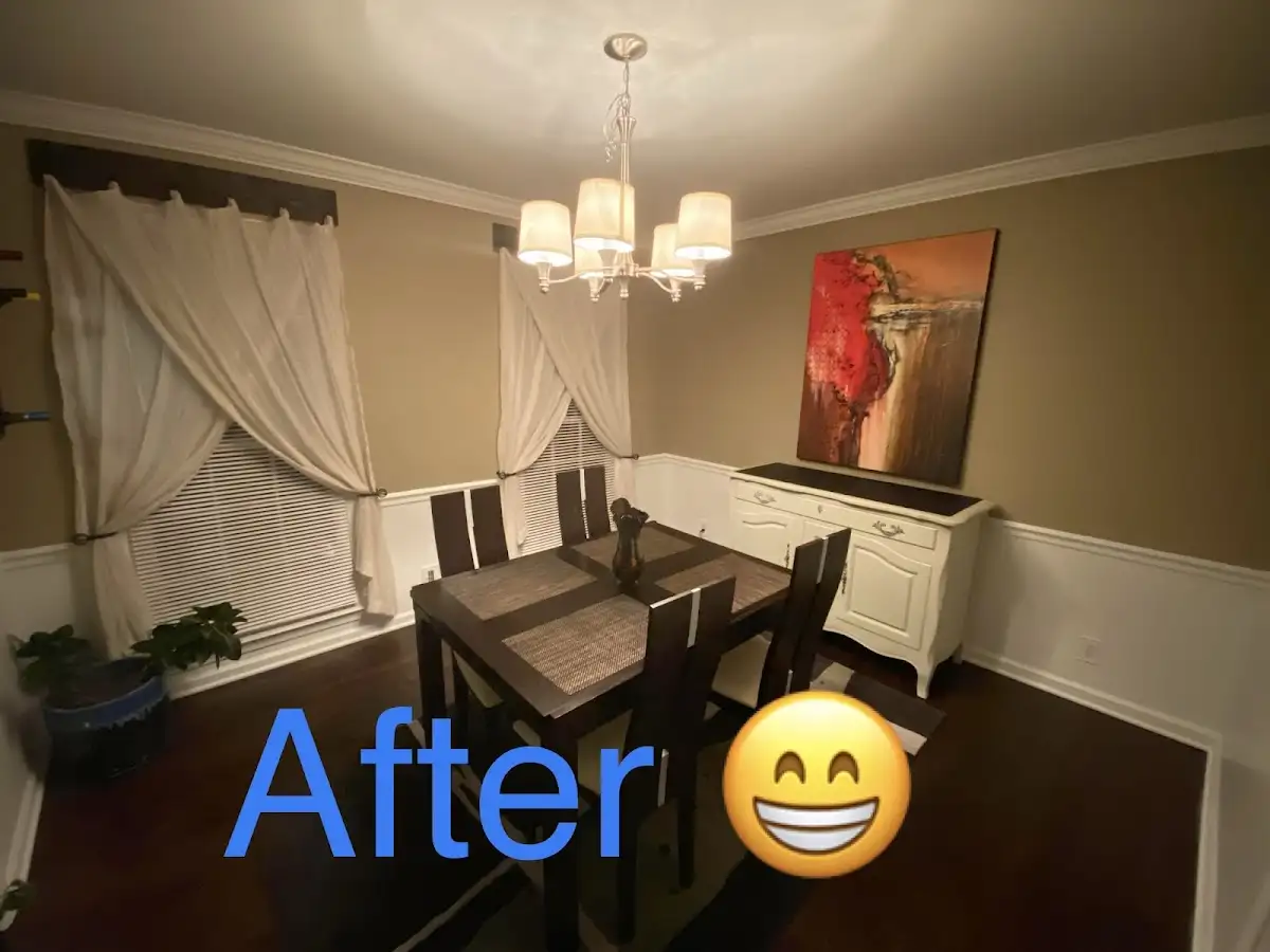 Professional dining room restoration after water damage in Raisinville